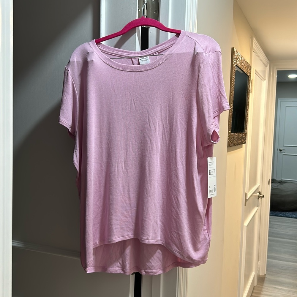 Athleta with ease rib tee